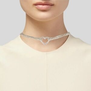 Tiffany & Co. Open Heart Necklace